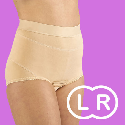 Women's Hernia Underwear with Left and Right pads included - Model